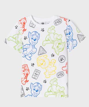 Tee-shirt manches courtes avec motifs chiens garçon - Pat Patrouille vue1 - PAT PATROUILLE - GEMO