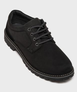 Derbies casual à semelle crantée homme - Tanéo vue5 - TANEO - GEMO