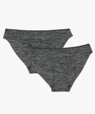 Culottes unies en microfibre femme (lot de 2) vue7 - GEMO 4G FEMME - GEMO