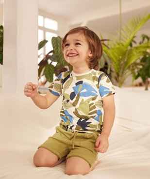 Tee-shirt bébé garçon à manches courtes et motif all over - LuluCastagnette vue1 - LULUCASTAGNETTE - GEMO