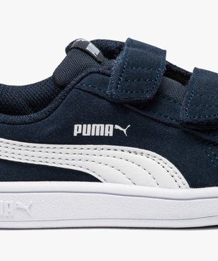 Basket bébé dessus cuir suédé à scratchs - Puma vue6 - PUMA - GEMO