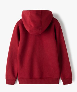 Sweat garçon molletonné avec capuche vue3 - GEMO (JUNIOR) - GEMO