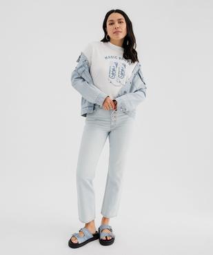 Tee-shirt manches courtes avec motif désert femme vue5 - GEMO 4G FEMME - GEMO