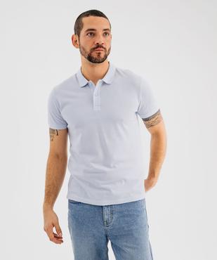 Polo manches courtes en coton homme vue1 - GEMO 4G HOMME - GEMO