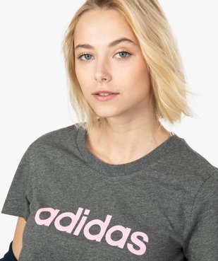Tee-shirt femme à manches courtes et imprimé - Adidas vue2 - ADIDAS - GEMO