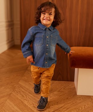 Pantalon bébé garçon Slim en toile - LuluCastagnette vue6 - LULUCASTAGNETTE - GEMO