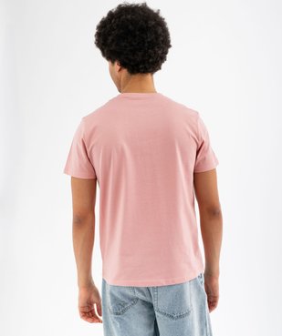 Tee-shirt à manches courtes et col rond homme vue6 - GEMO 4G HOMME - GEMO