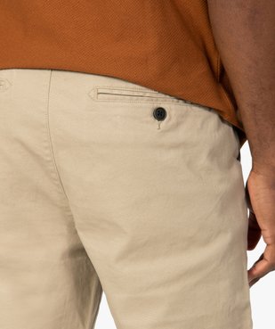 Pantalon homme chino 4 poches vue2 - GEMO (HOMME) - GEMO