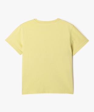 Tee-shirt manches courtes avec motif poitrine garçon vue3 - GEMO 4G GARCON - GEMO