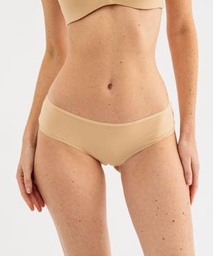 Shorties unis en microfibre femme (lot de 2) vue9 - GEMO 4G FEMME - GEMO