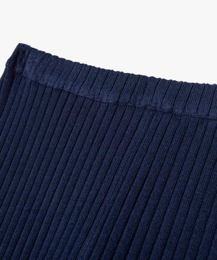 Pantalon leggings en maille côtelée fille vue2 - GEMO 4G FILLE - GEMO