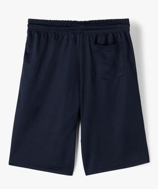 Bermuda garçon en maille légère à taille élastiquée vue3 - GEMO (JUNIOR) - GEMO