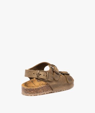 Sandales bébé garçon dessus en cuir uni - NA! vue4 - NA! - GEMO