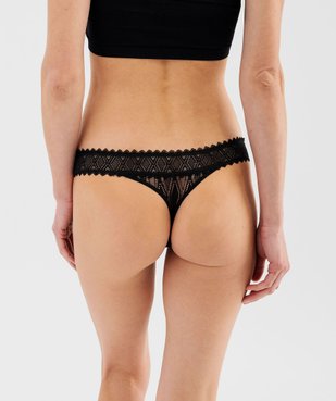 String en dentelle femme vue7 - GEMO(HOMWR FEM) - GEMO