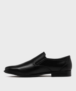 Derbies slip-on en cuir imitation lisse homme - Mario Baldano vue3 - MARIO BALDANO - GEMO