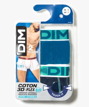 Boxers homme en coton DIM 3D FLEX AIR (lot de 2) vue1 - DIM - GEMO