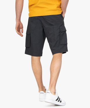 Bermuda homme avec larges poches à rabat vue3 - GEMO (HOMME) - GEMO