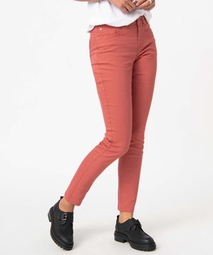 Pantalon femme coupe Slim taille normale vue1 - GEMO 4G FEMME - GEMO