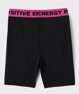 Cycliste de sport bicolore fille vue3 - GEMO (JUNIOR) - GEMO