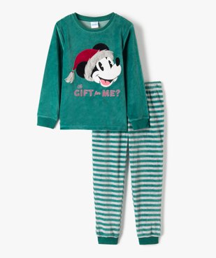 Pyjama garçon en velours motif Noël - Disney vue1 - DISNEY DTR - GEMO