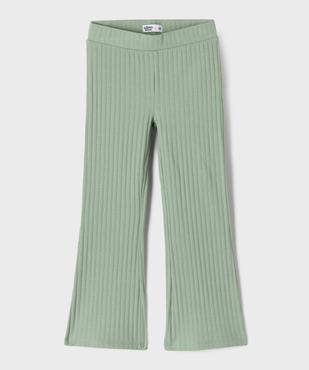 Legging flare en jersey côtelée fille vue1 - GEMO 4G FILLE - GEMO