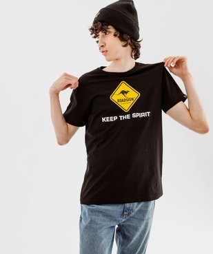 Tee-shirt manches courtes imprimé homme - Roadsign vue2 - ROADSIGN D - GEMO