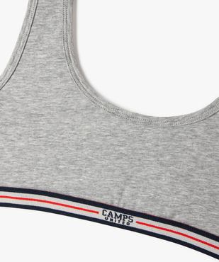 Brassière en coton stretch fille - Camps United vue2 - CAMPS GEMO FOR GOOD - GEMO