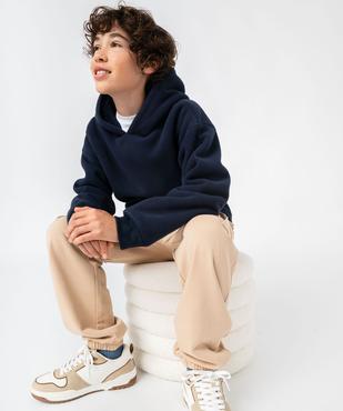 Sweat à capuche polaire avec doublure sherpa garçon vue6 - GEMO (JUNIOR) - GEMO