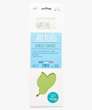 Semelles confort en matières recyclées - DeClermont vue2 - DECLERMONT - GEMO