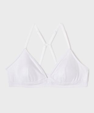Soutien-gorge pailleté dos nageur avec mousse amovibles fille vue1 - GEMO (JUNIOR) - GEMO