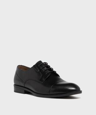 Derbies élégants dessus et semelle intérieure cuir homme - Tanéo vue2 - TANEO GEMO FOR GOOD - GEMO