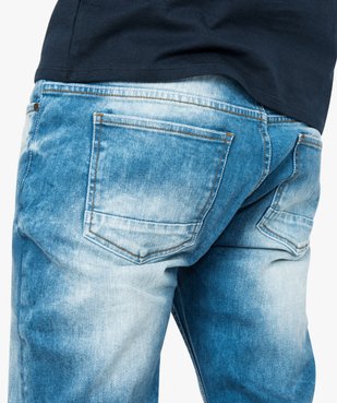 Jean homme straight stretch 5 poches vue2 - GEMO (HOMME) - GEMO