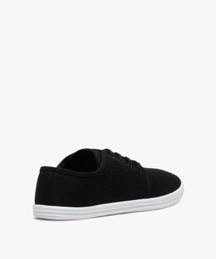 Chaussures basses homme style tennis en toile unies à lacets vue4 - Nikesneakers (SPORTSWR) - Nikesneakers