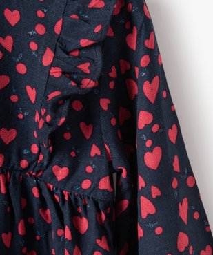 Blouse bébé fille imprimée avec volants sur le haut du buste vue2 - GEMO(BEBE DEBT) - GEMO