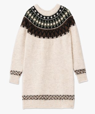 Robe pull jacquard femme vue4 - GEMO(FEMME PAP) - GEMO