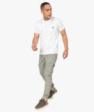 Pantalon homme cargo à taille élastiquée - Roadsign vue5 - ROADSIGN - GEMO