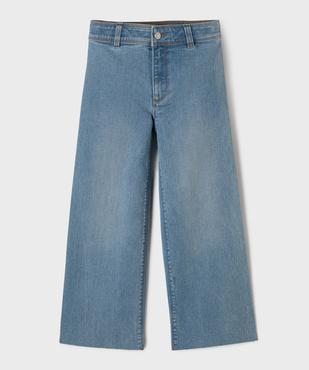 Jean wide leg avec taille ajustable fille vue1 - GEMO (ENFANT) - GEMO