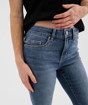 Jean bootcut en denim extensible délavé femme vue2 - GEMO 4G FEMME - GEMO