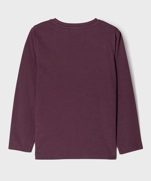 Tee-shirt manches longues avec motif sur l’avant garçon vue3 - GEMO 4G GARCON - GEMO
