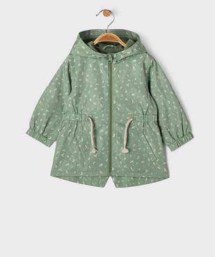 Imperméable déperlant à motifs fleuris bébé fille vue1 - GEMO(BEBE DEBT) - GEMO