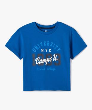 Tee-shirt fille à manches courtes avec inscription  –  Camps United vue2 - CAMPS UNITED - GEMO
