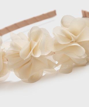 Serre-tête en tissu fantaisie rehaussé de fleurs fille vue2 - GEMO (ACCESS) - GEMO