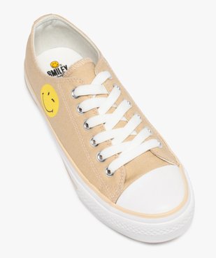 Tennis femme en toile tige basse – Smiley World vue5 - SMILEY - GEMO