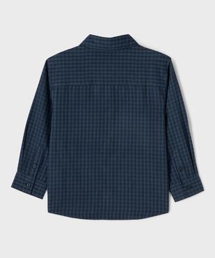 Chemise manches longues à carreaux garçon - LuluCastagnette vue3 - LULUCASTAGNETTE - GEMO