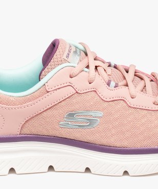 Baskets femme running à paillettes - Skechers vue6 - SKECHERS - GEMO