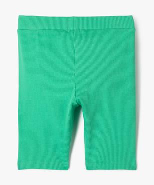 Short cycliste en maille côtelée fille vue3 - GEMO (JUNIOR) - GEMO