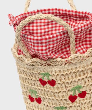 Sac à main en paille de papier fille vue5 - GEMO (ACCESS) - GEMO