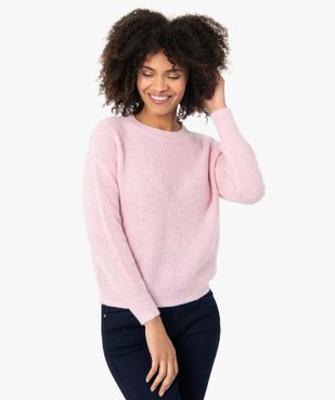 Pull femme en grosse maille vue1 - GEMO C4G FEMME - GEMO