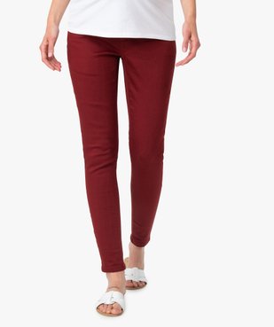 Pantalon de grossesse coupe slim avec bandeau vue1 - GEMO (MATER) - GEMO