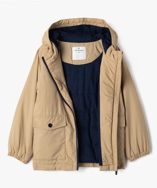 Blouson imperméable à capuche garçon - LuluCastagnette vue3 - LULU CASTAGNETTE GEMO FOR GOOD - GEMO